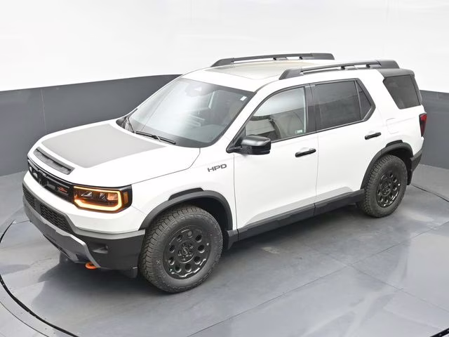 2026 Platinum White Pearl Honda Passport TrailSport Elite Blackout AWD SUV