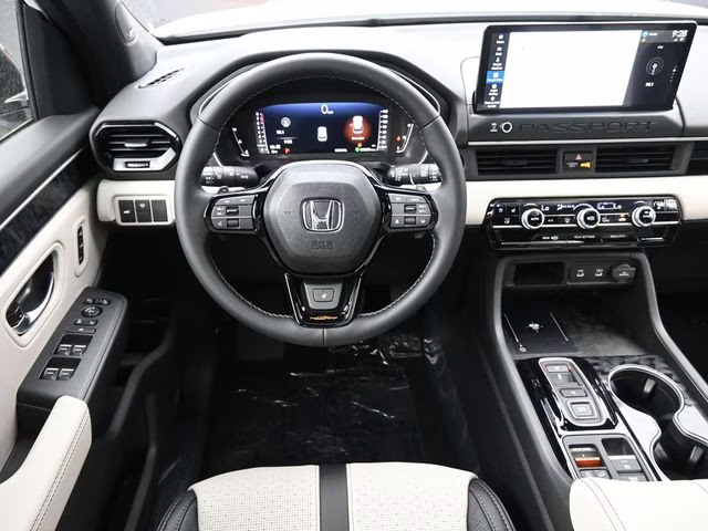 2026 Platinum White Pearl Honda Passport TrailSport Elite Blackout AWD SUV