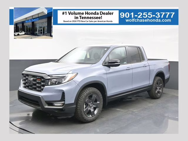 2026 Sonic Gray Pearl Honda Ridgeline TrailSport AWD Truck