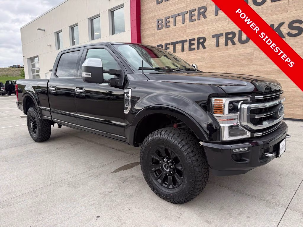 2022 Black Metallic Ford Super Duty F-250 SRW Platinum 4X4 Truck