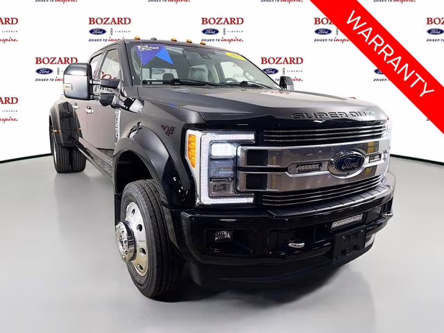 2018 Shadow Black Ford Super Duty F-450 DRW Limited 4X4 Truck