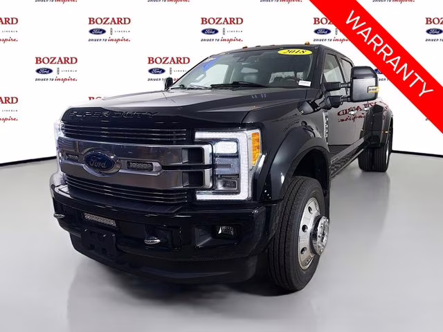 2018 Shadow Black Ford Super Duty F-450 DRW Limited 4X4 Truck