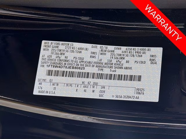2018 Shadow Black Ford Super Duty F-450 DRW Limited 4X4 Truck