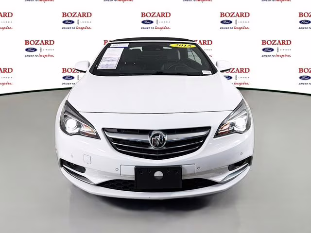 2018 Summit White Buick Cascada Premium FWD Convertible