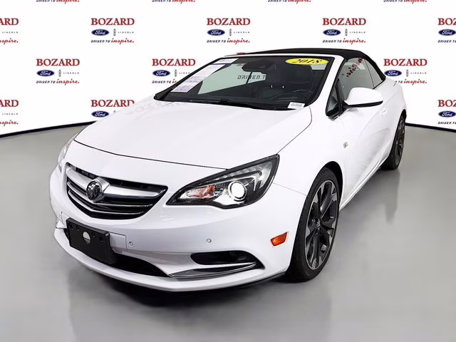 2018 Summit White Buick Cascada Premium FWD Convertible