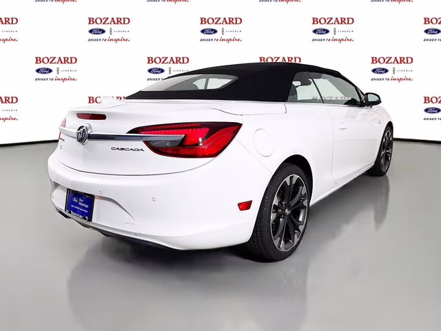 2018 Summit White Buick Cascada Premium FWD Convertible