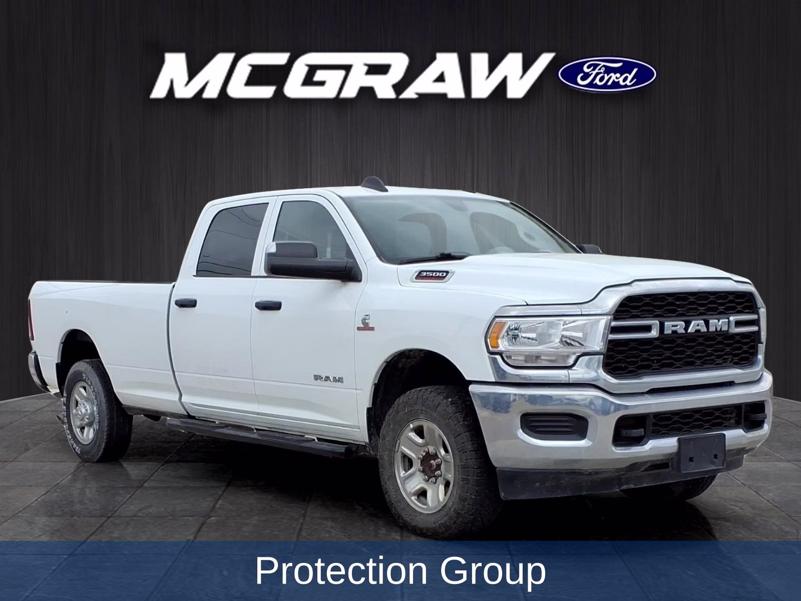 2022 Bright White Clearcoat Ram 3500 Tradesman 4X4 Truck