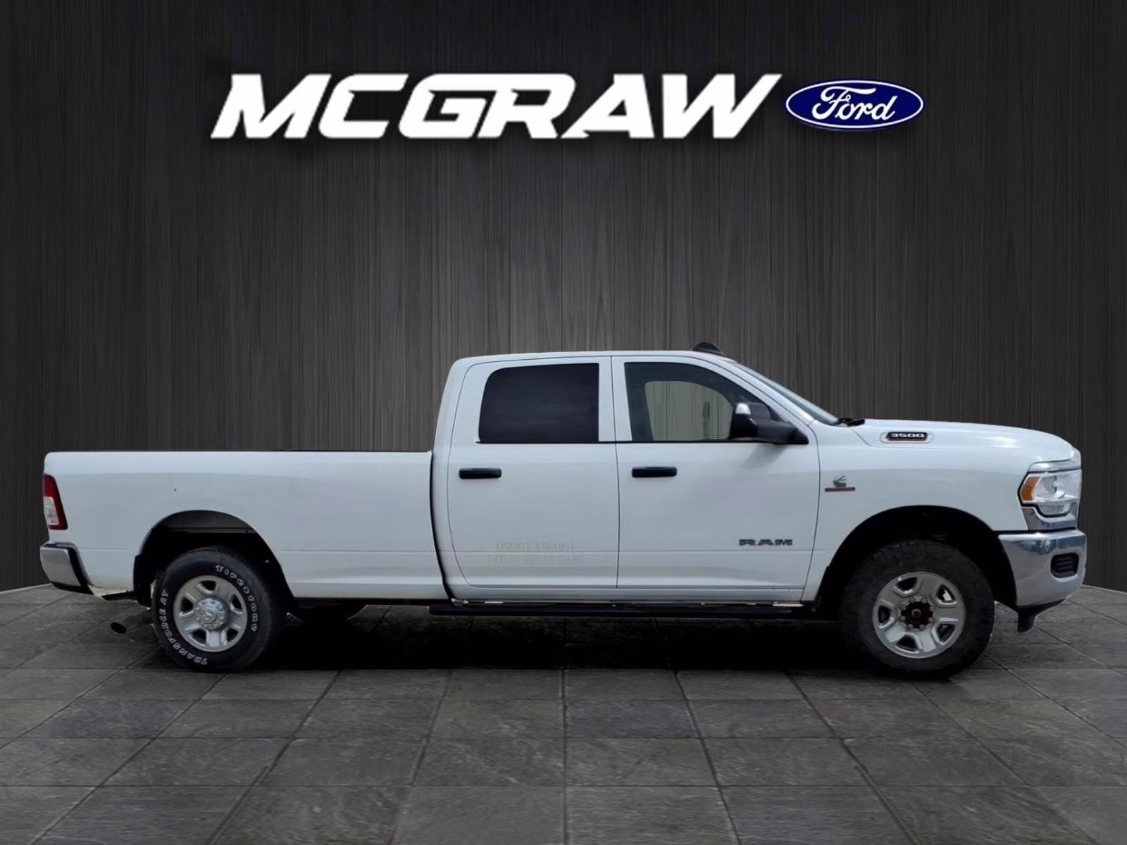 2022 Bright White Clearcoat Ram 3500 Tradesman 4X4 Truck
