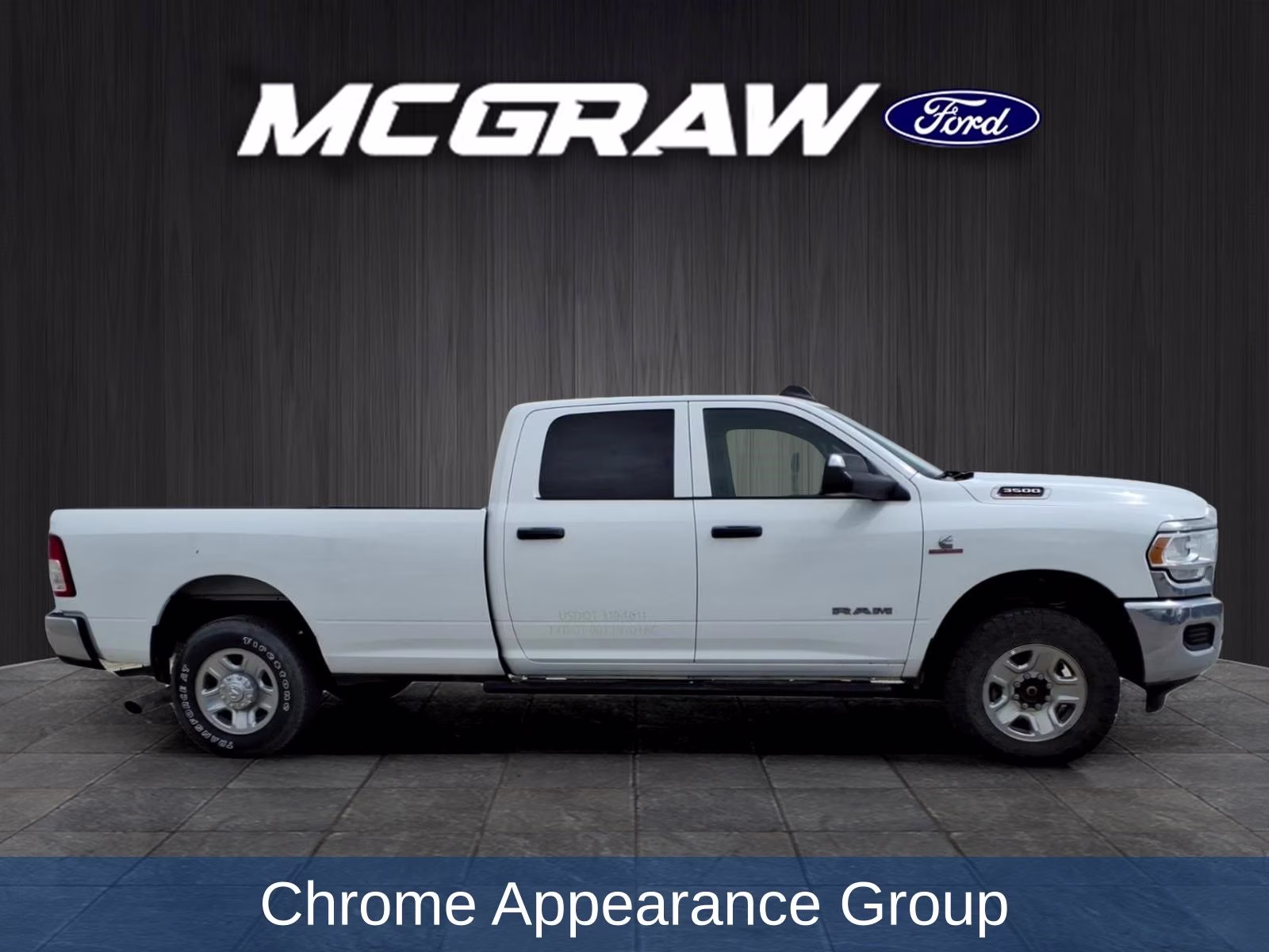 2022 Bright White Clearcoat Ram 3500 Tradesman 4X4 Truck