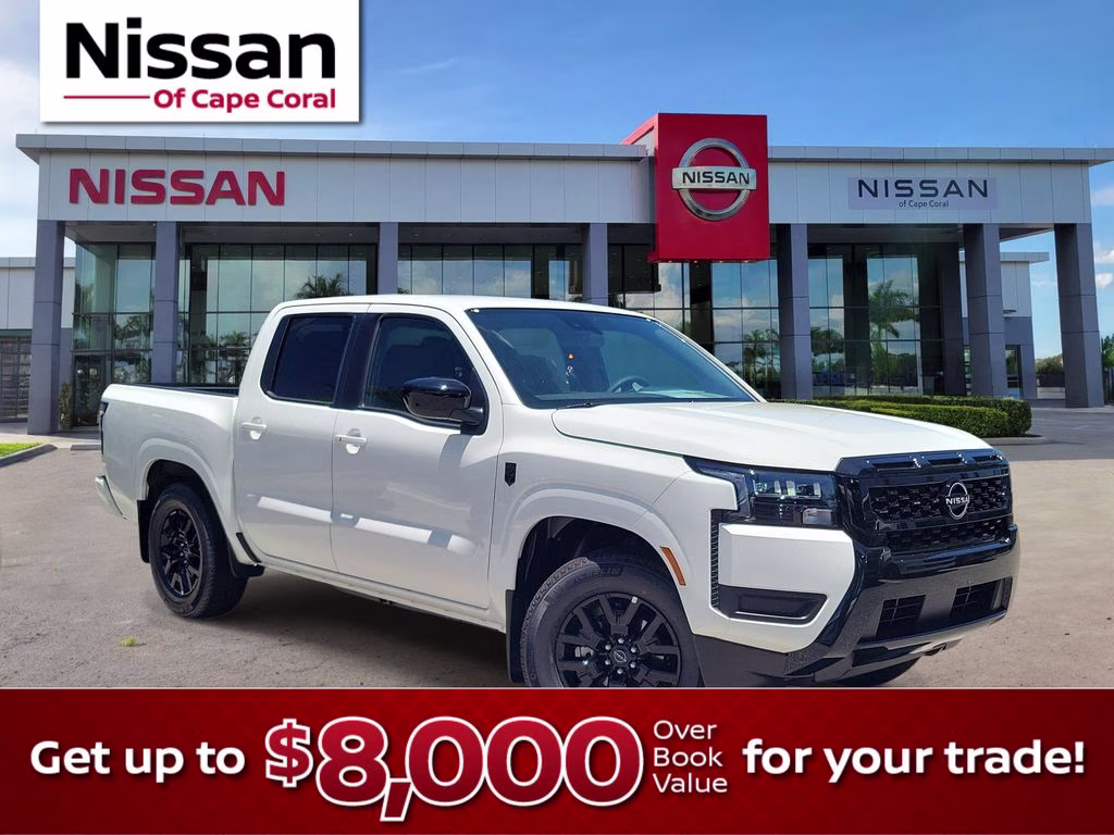 2026 Glacier White Nissan Frontier SV RWD Truck