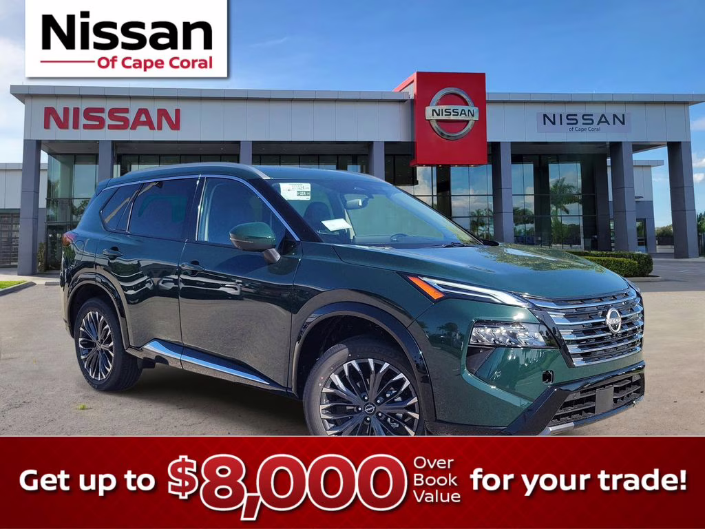 2026 Obsidian Green Nissan Rogue Platinum AWD SUV