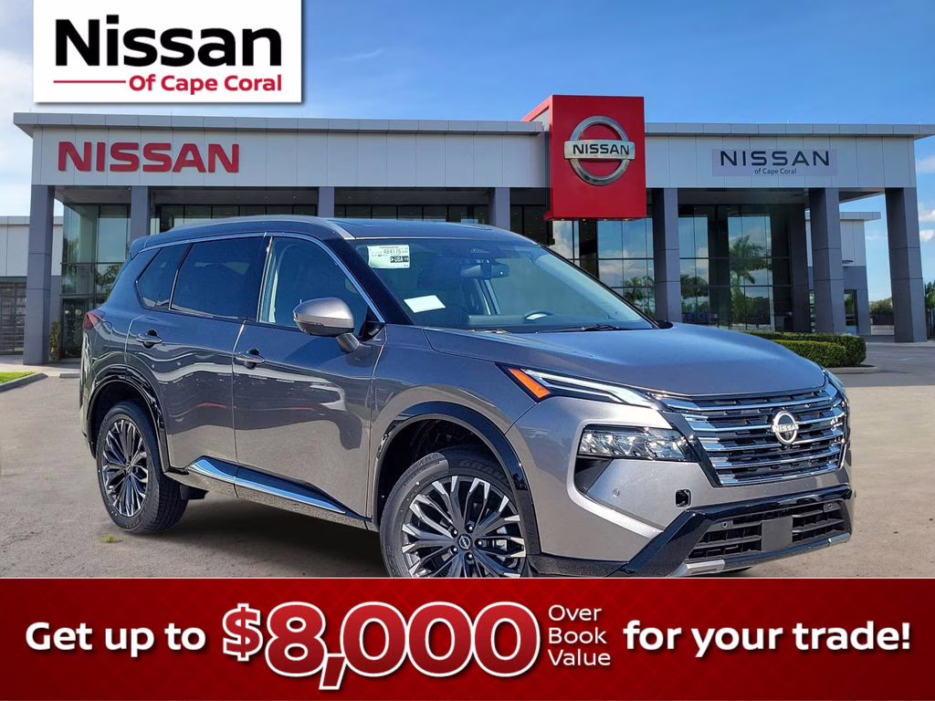 2026 Gun Metallic Nissan Rogue Platinum AWD SUV