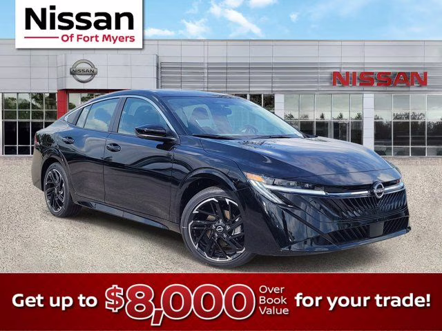 2026 Super Black Nissan Sentra SR FWD Sedan