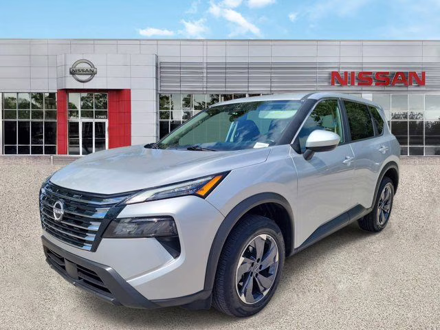 2025 Brilliant Silver Metallic Nissan Rogue SV FWD SUV