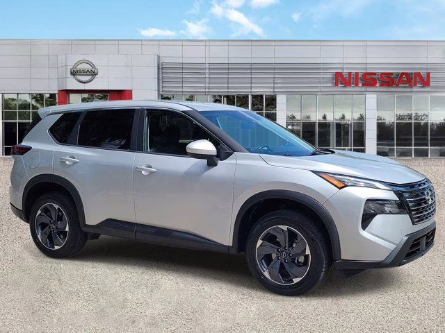 2025 Brilliant Silver Metallic Nissan Rogue SV FWD SUV