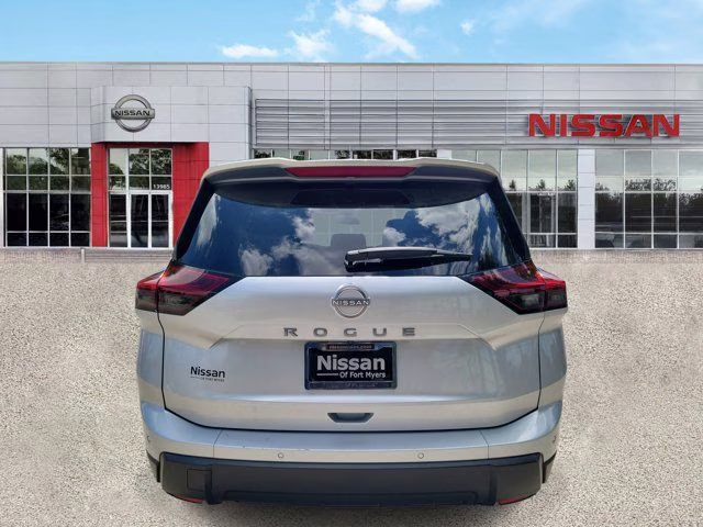 2025 Brilliant Silver Metallic Nissan Rogue SV FWD SUV