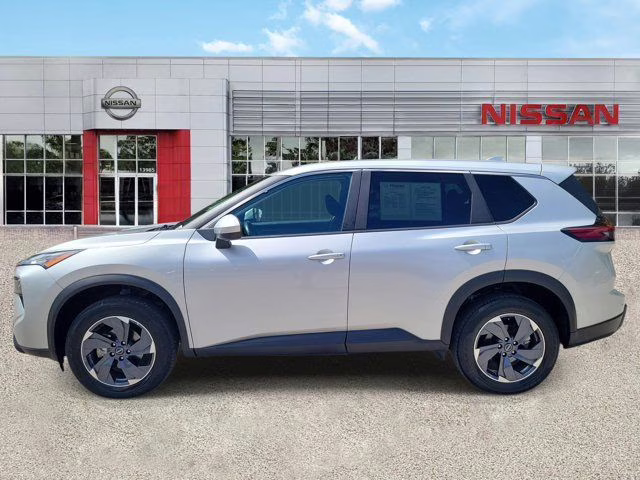 2025 Brilliant Silver Metallic Nissan Rogue SV FWD SUV