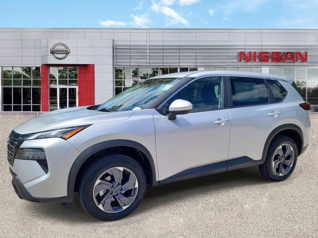 2025 Brilliant Silver Metallic Nissan Rogue SV FWD SUV