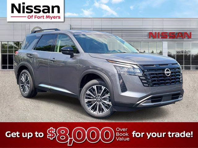 2026 Gun Metallic Nissan Pathfinder Platinum FWD SUV