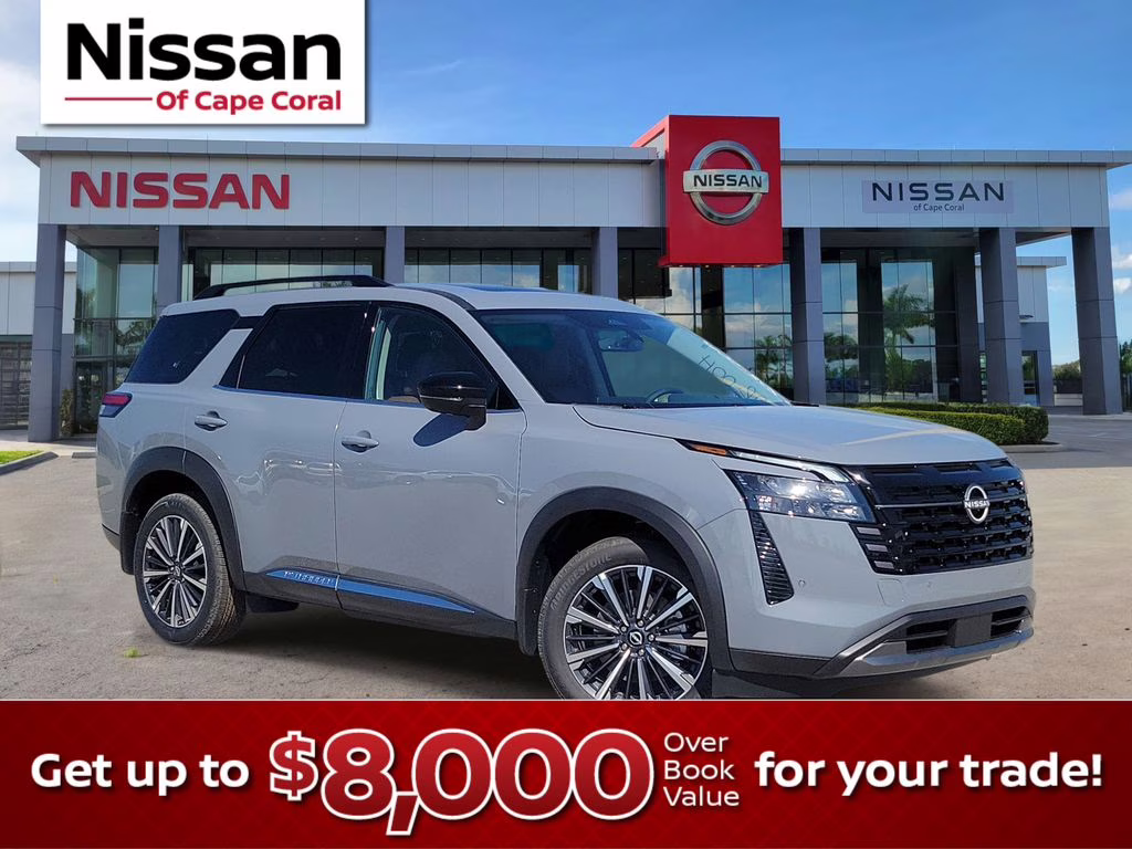 2026 Boulder Gray Pearl Nissan Pathfinder Platinum 4X4 SUV