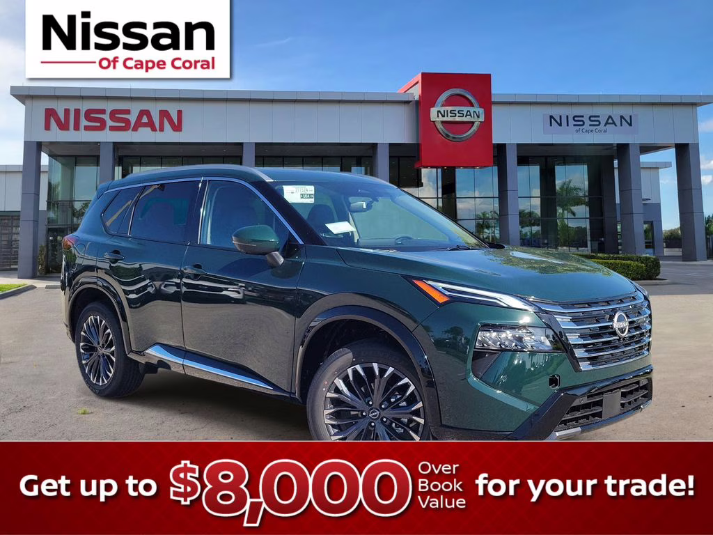2026 Obsidian Green Nissan Rogue Platinum AWD SUV