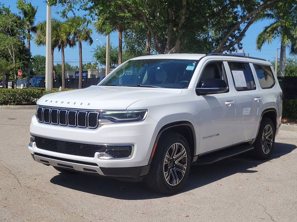 2024 Bright White Clearcoat Jeep Wagoneer Series II 4X4 SUV