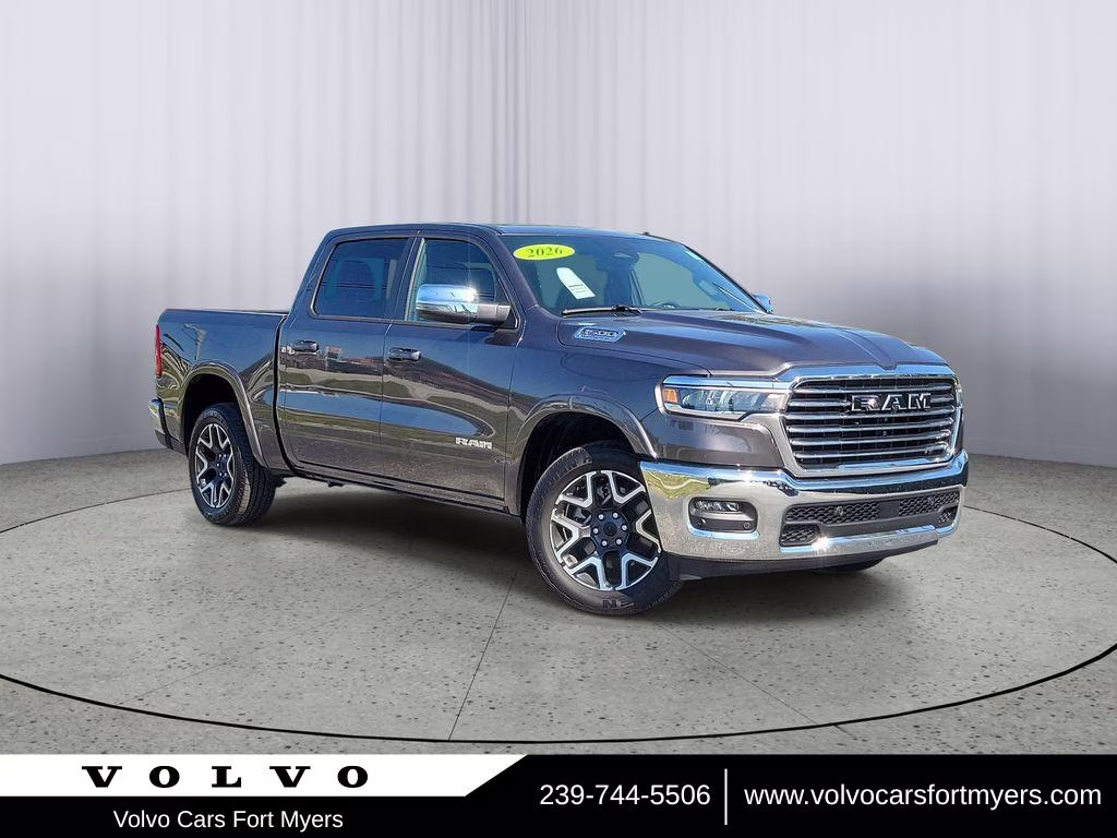 2026 Granite Crystal Metallic Clearcoat Ram 1500 Laramie 4X4 Truck