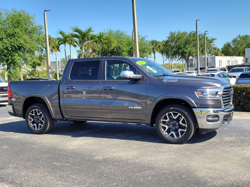 2026 Granite Crystal Metallic Clearcoat Ram 1500 Laramie 4X4 Truck