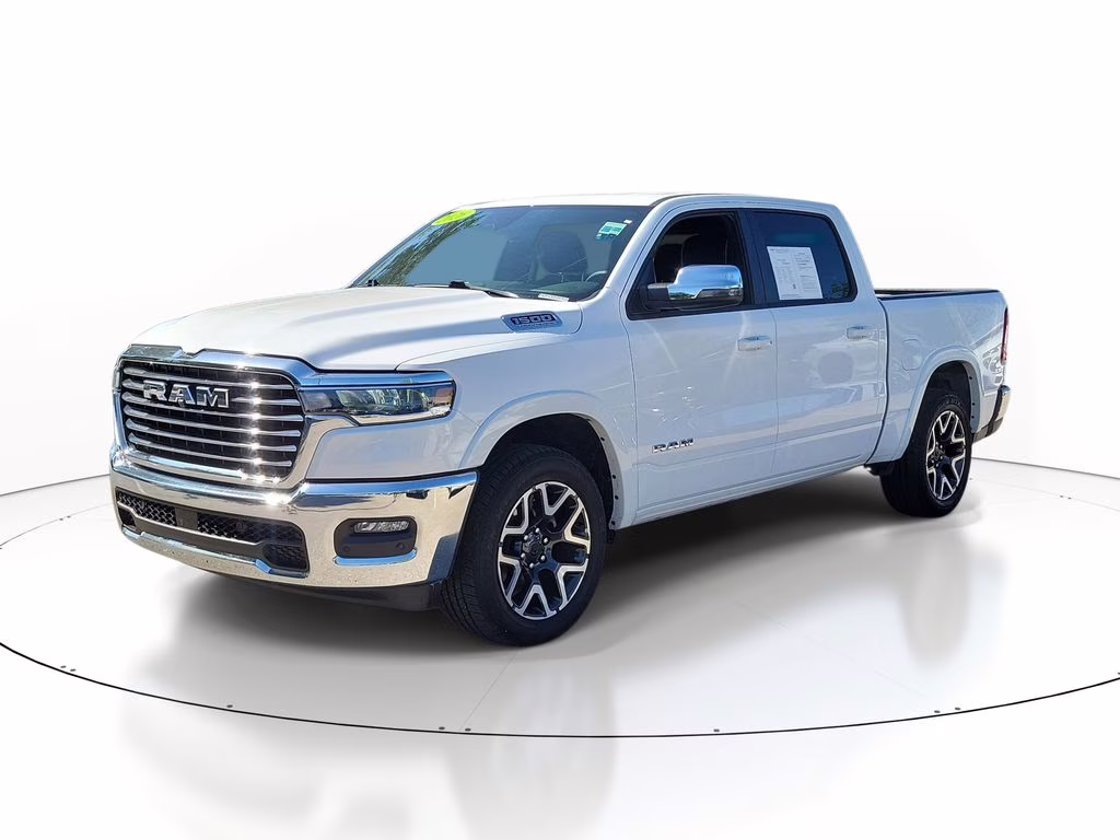 2026 Bright White Clearcoat Ram 1500 Laramie 4X4 Truck