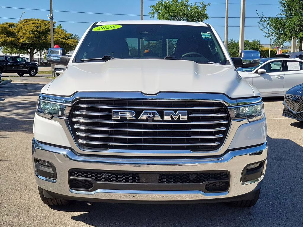 2026 Bright White Clearcoat Ram 1500 Laramie 4X4 Truck