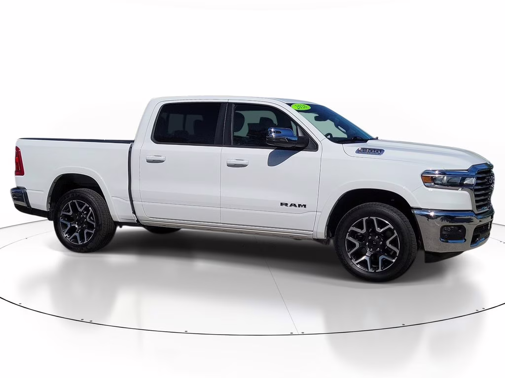 2026 Bright White Clearcoat Ram 1500 Laramie 4X4 Truck