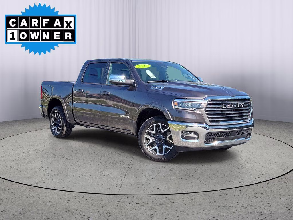 2026 Granite Crystal Metallic Clearcoat Ram 1500 Laramie 4X4 Truck