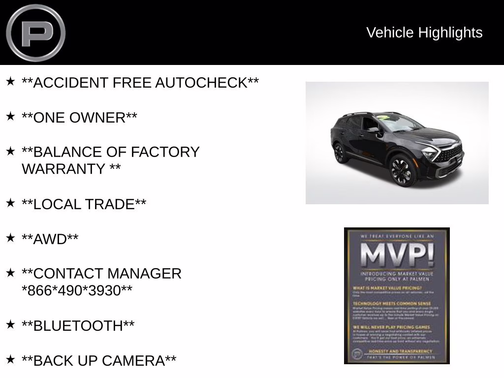 2023 Ebony Black Kia Sportage X-Line AWD SUV