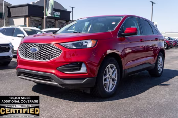 2024 Red Metallic Ford Edge SEL AWD SUV