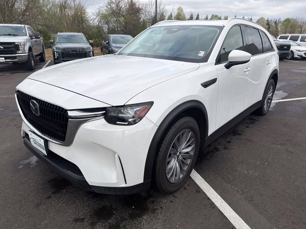 2024 Rhodium White Premium Mazda CX-90 3.3 Turbo Preferred Plus AWD SUV