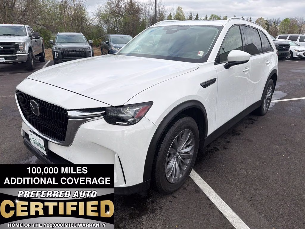 2024 Rhodium White Premium Mazda CX-90 3.3 Turbo Preferred Plus AWD SUV