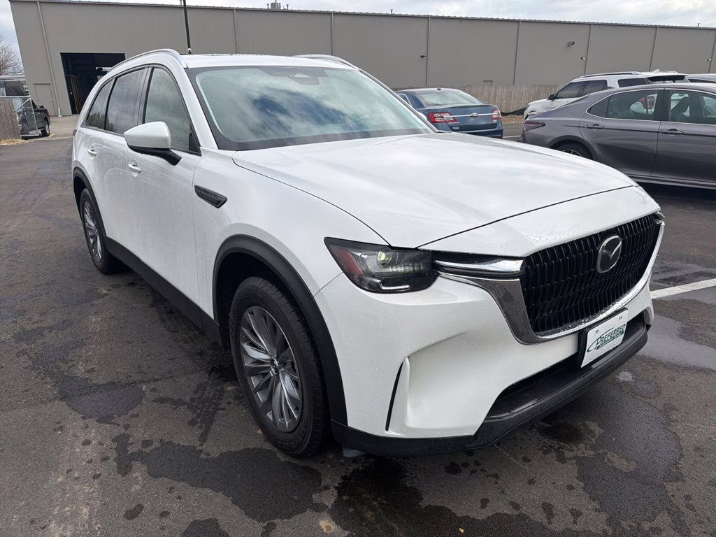 2024 Rhodium White Premium Mazda CX-90 3.3 Turbo Preferred Plus AWD SUV