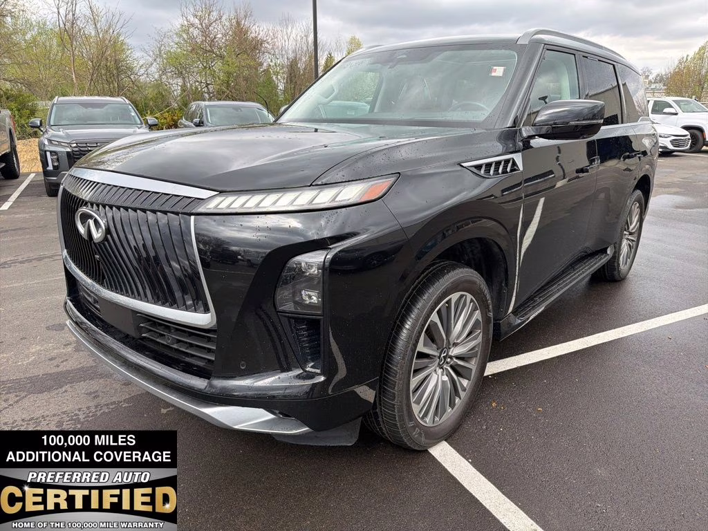 2025 Mineral Black INFINITI QX80 SENSORY 4X4 SUV