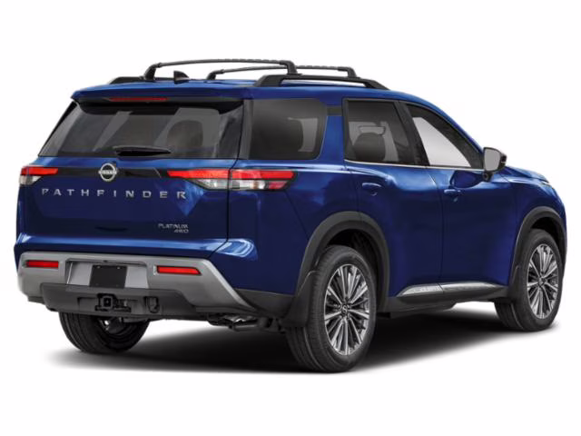 2026 Deep Ocean Blue Pearl Nissan Pathfinder Platinum 4X4 SUV