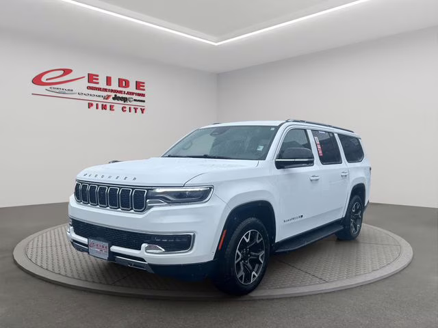 2025 Bright White Clearcoat Jeep Wagoneer L Series III 4X4 SUV