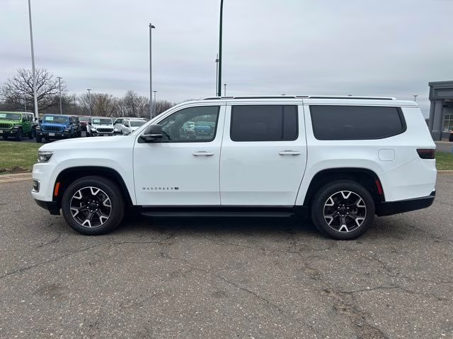 Used 2025 Jeep Wagoneer L Series III with VIN 1C4SJSDP2SS516540 for sale in Pine City, Minnesota