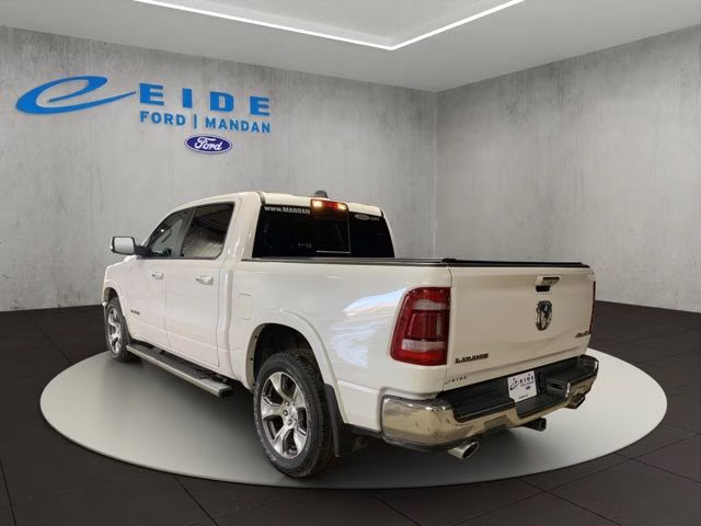 2021 Ivory White Tri-Coat Pearlcoat Ram 1500 Laramie 4X4 Truck