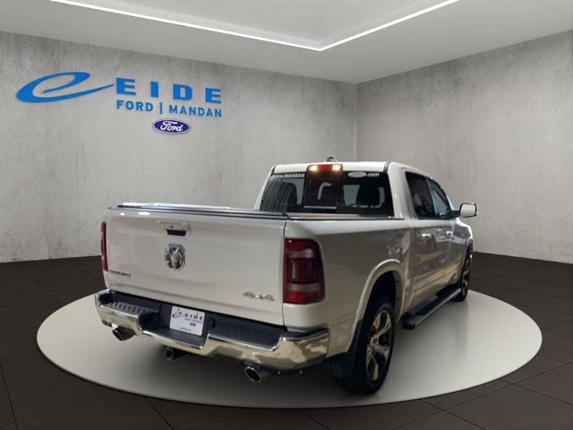 2021 Ivory White Tri-Coat Pearlcoat Ram 1500 Laramie 4X4 Truck