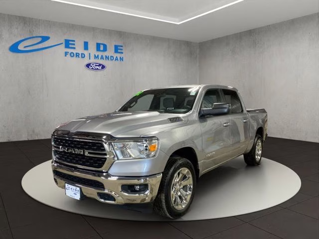 2022 Billet Silver Metallic Clearcoat Ram 1500 Big Horn/Lone Star 4X4 Truck