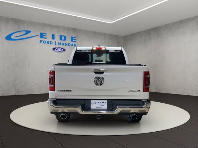2021 Ivory White Tri-Coat Pearlcoat Ram 1500 Laramie 4X4 Truck