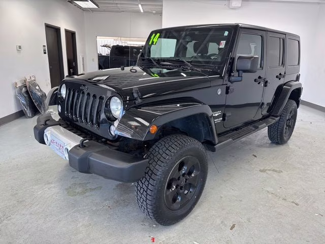 2014 Black Clearcoat Jeep Wrangler Unlimited Sahara 4X4 SUV