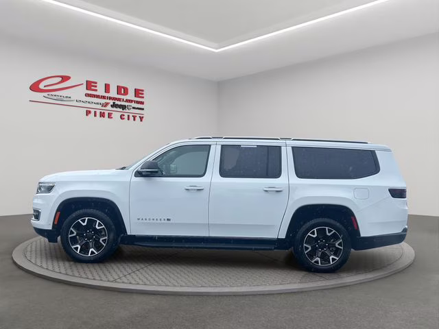 2025 Bright White Clearcoat Jeep Wagoneer L Series III 4X4 SUV