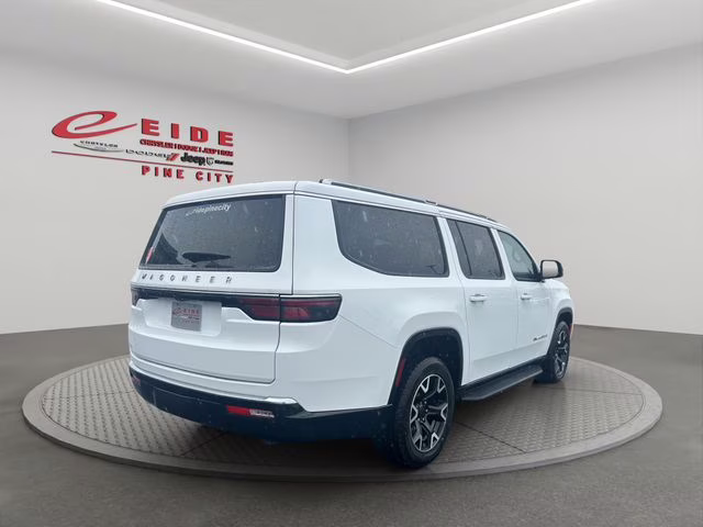 2025 Bright White Clearcoat Jeep Wagoneer L Series III 4X4 SUV