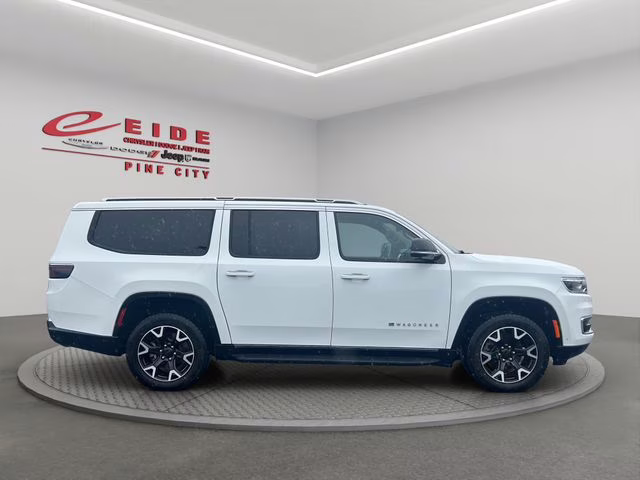2025 Bright White Clearcoat Jeep Wagoneer L Series III 4X4 SUV