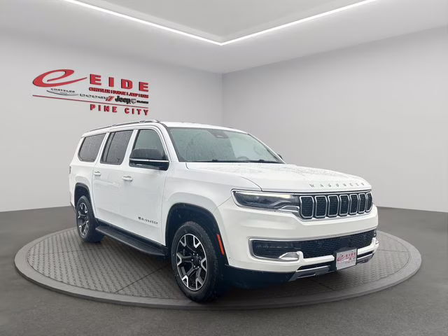 2025 Bright White Clearcoat Jeep Wagoneer L Series III 4X4 SUV